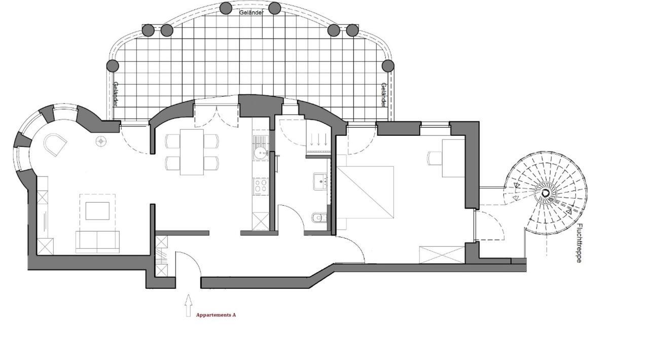 Appartements Am Kurpark Bad Pyrmont Luaran gambar